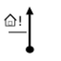 Small village on your left TSD vector sign