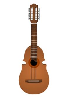 Vector illustration of guitar