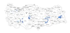 Provinces of Turkey vector drawing