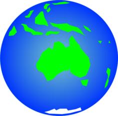 Globe vector clip art