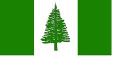 Vector image of flag of Norfolk Island