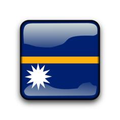 Nauru flag vector