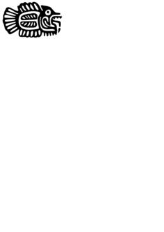 Ancient Mexico motif vector drawing