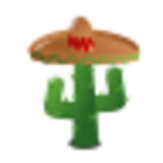 Vector image of cactus