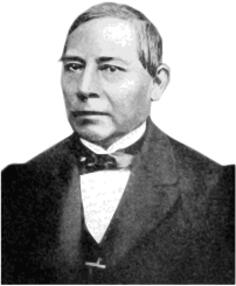 Benito Pablo Juárez García portrait vector drawing
