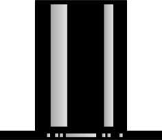 Black hat vector clip art
