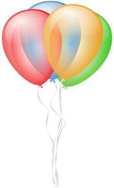 Balloons vector image