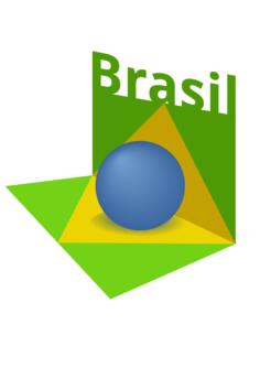 Brazil flag art 3D vector image