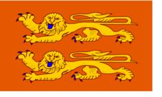 Normandy region flag vector illustration