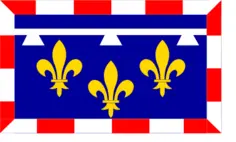 Centre-Val-de-Loire region flag vector graphics