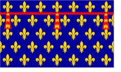 Artois region flag vector illustration
