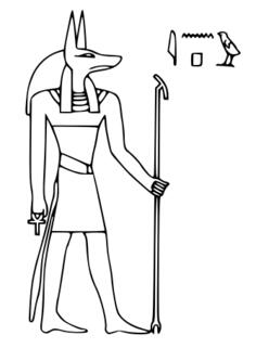 Anubis vector image