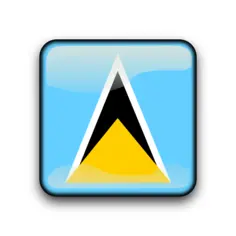 Saint Lucia flag vector
