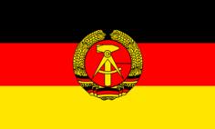 Flag of the German Democratic Republic vector image