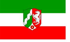 flag of North Rhine-Westphalia vector clip art