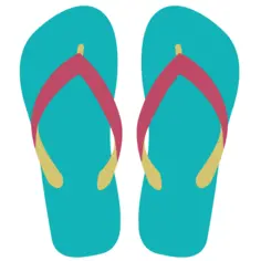 Flipflops vector clip art