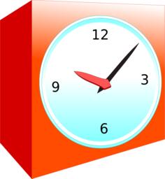 Clock vector illustration