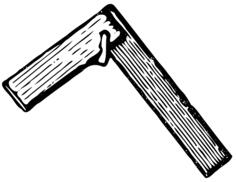 Set square vector illustration