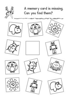Memory card riddle vector iage