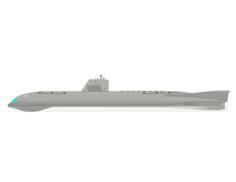 Seaview submarine vector image