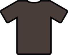 Brown-shirt vector image