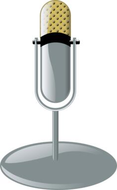 Microphone vector illustration