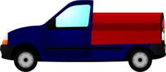 Small truck vector illustration
