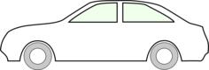 Car outline vector clip art