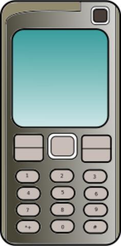 Mobile phone vector image