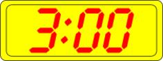 Digital clock display vector illustration
