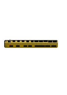 AM-FM tuner scale vector image