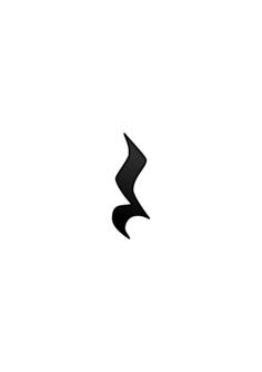Quarter rest musical note vector image
