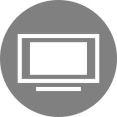 TV icon vector image
