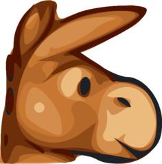 Mule vector illustration