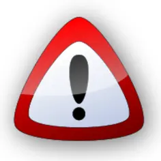Fancy danger sign vector image