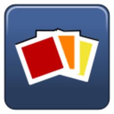 Photo sharing icon vector image