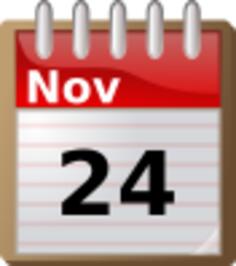 Spiral calendar icon vector image