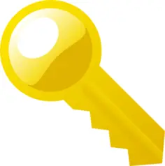 Key vector icon