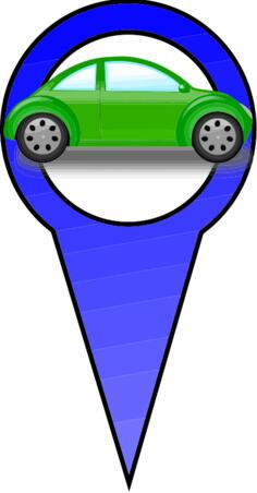 Navigation icon vector graphics