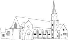 Church vector graphics