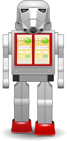 Startoy robot vector image