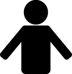 Man sign vector image