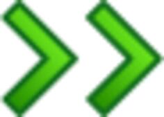 Double arrow pointing right vector image