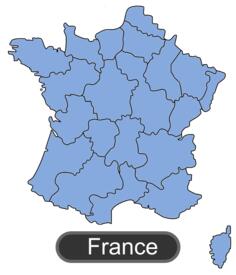 Map of France