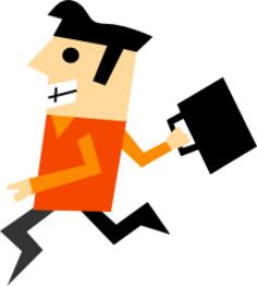 Designer comic character vector image