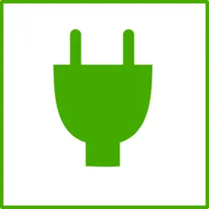 Eco energy vector icon