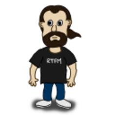 Comic character vector image