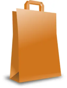 Paper bag vector image