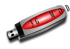3G modem vector image