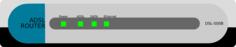 ADSL router vector image